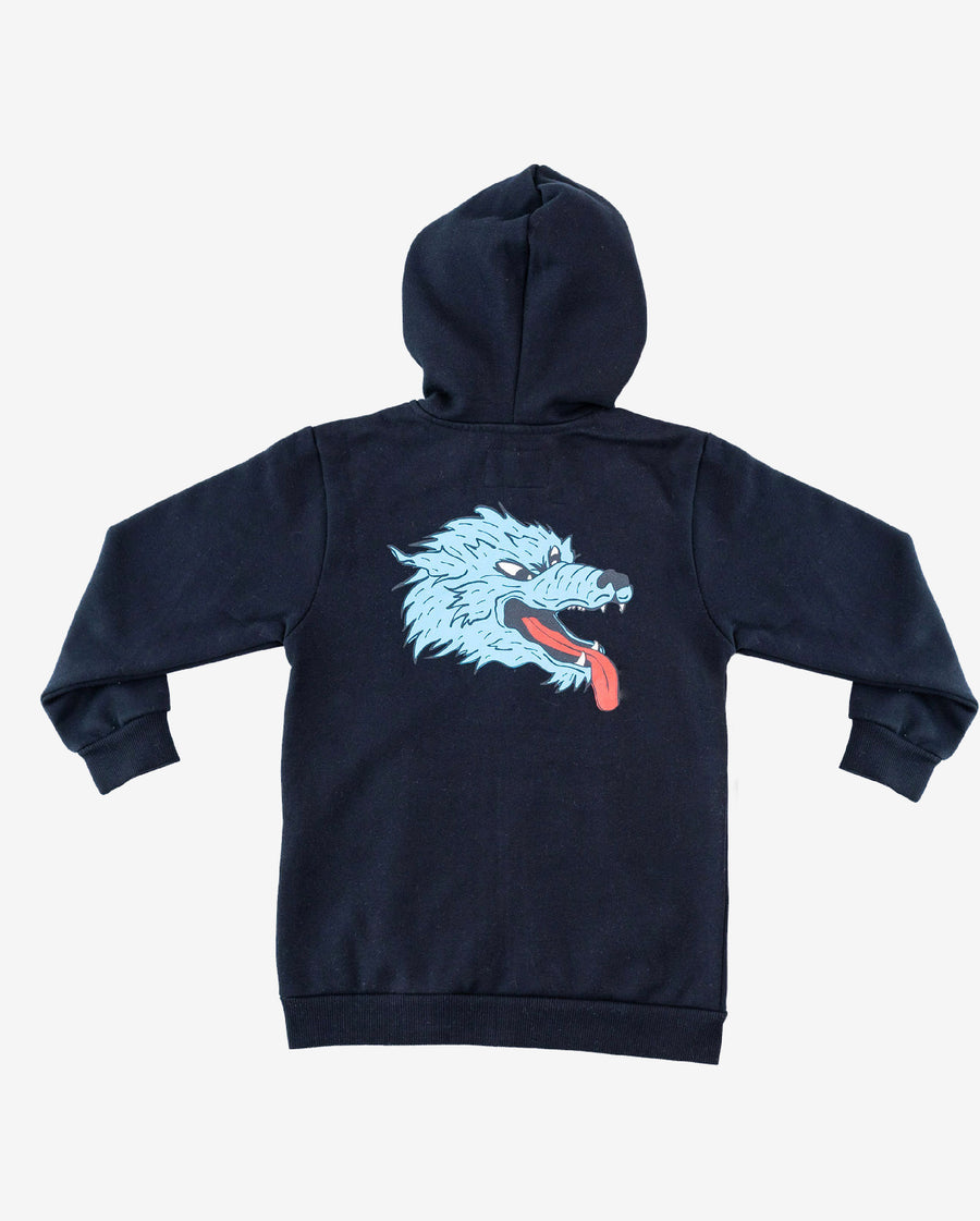 BAND OF BOYS | Black Wolf Zip Hood