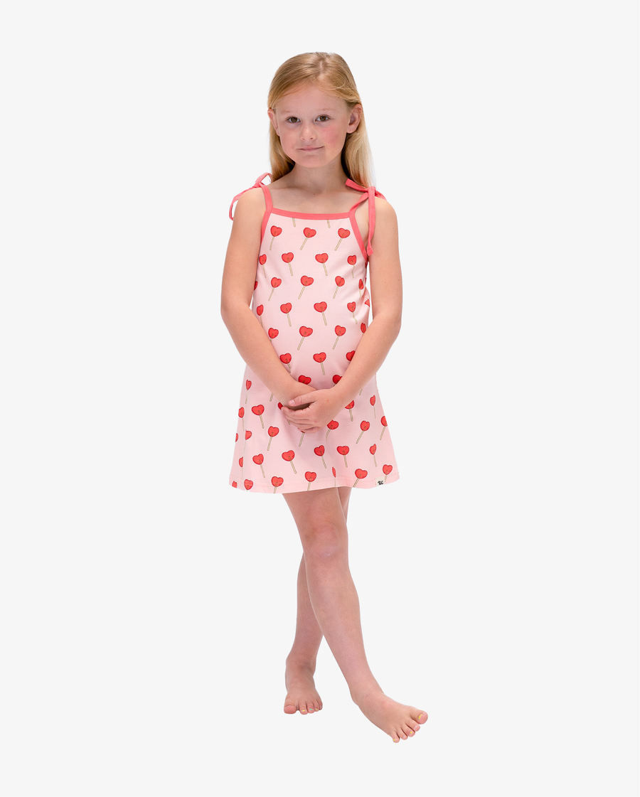 THE GIRL CLUB | Heart on Repeat String Dress