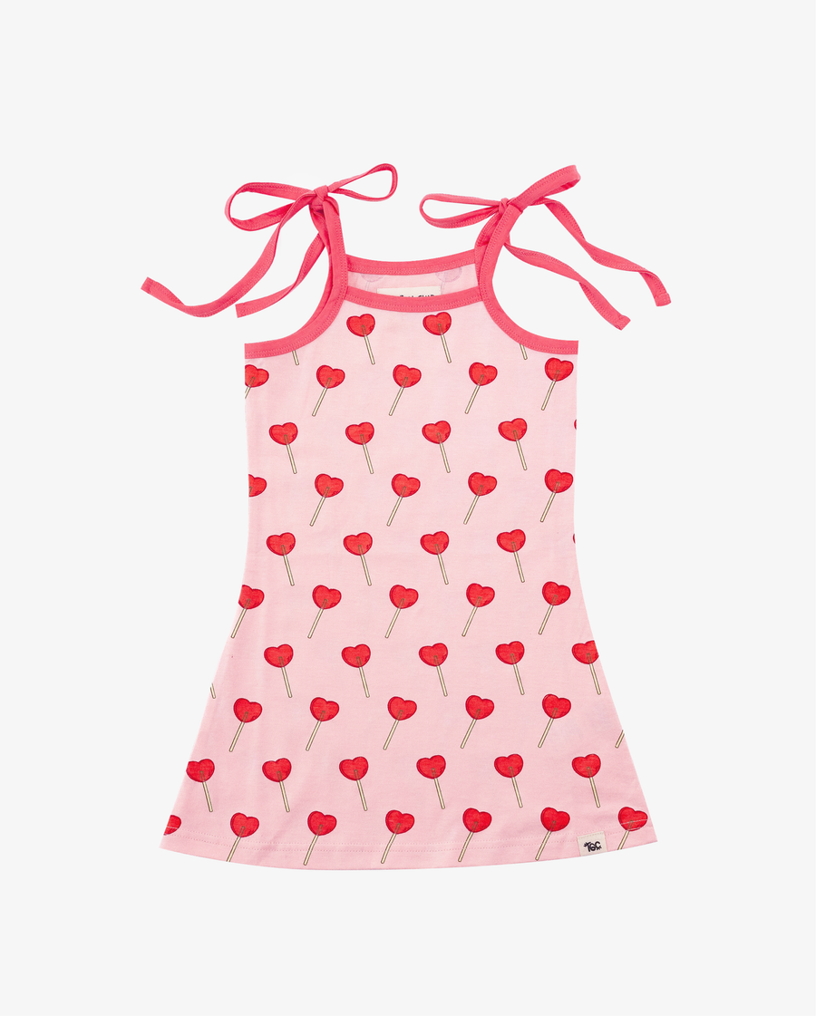 THE GIRL CLUB | Heart on Repeat String Dress