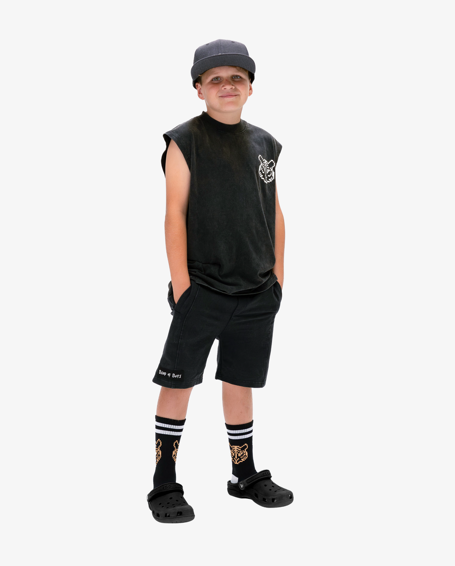 BAND OF BOYS |  Black Gamer Tank Top