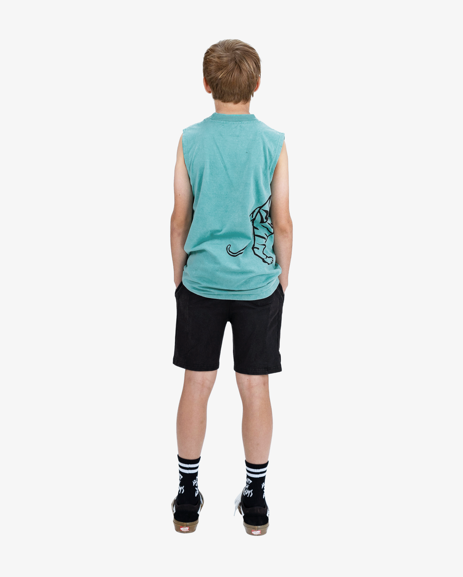 BAND OF BOYS | Teal BOB Tiger Tank Top