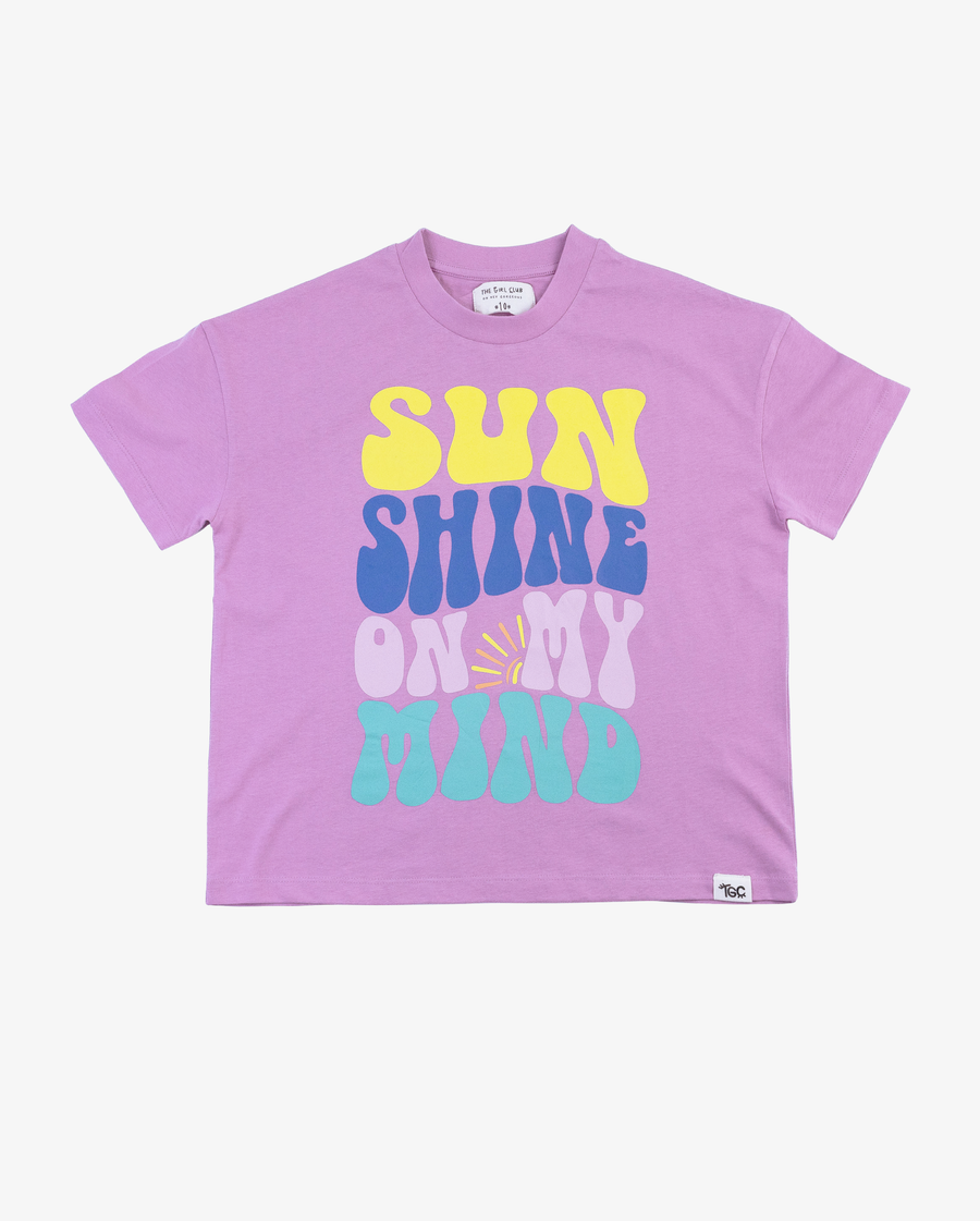 THE GIRL CLUB |  Lilac Sunshine Relaxed Tee