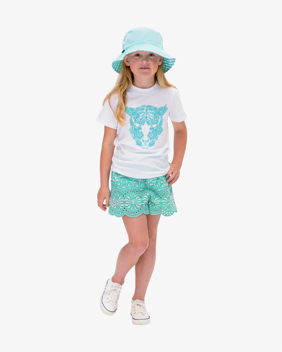 THE GIRL CLUB |  White Lace Tiger Tee