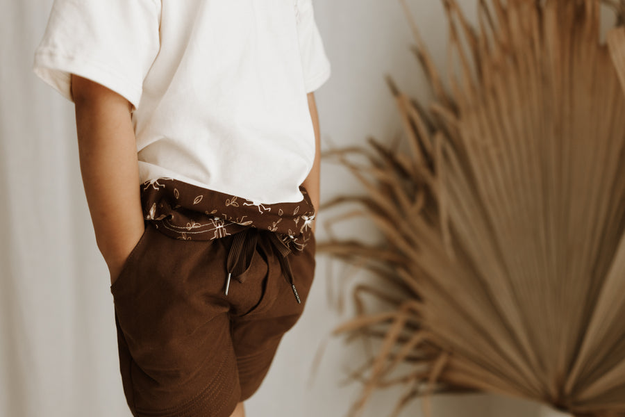 Cocoa Long twill short