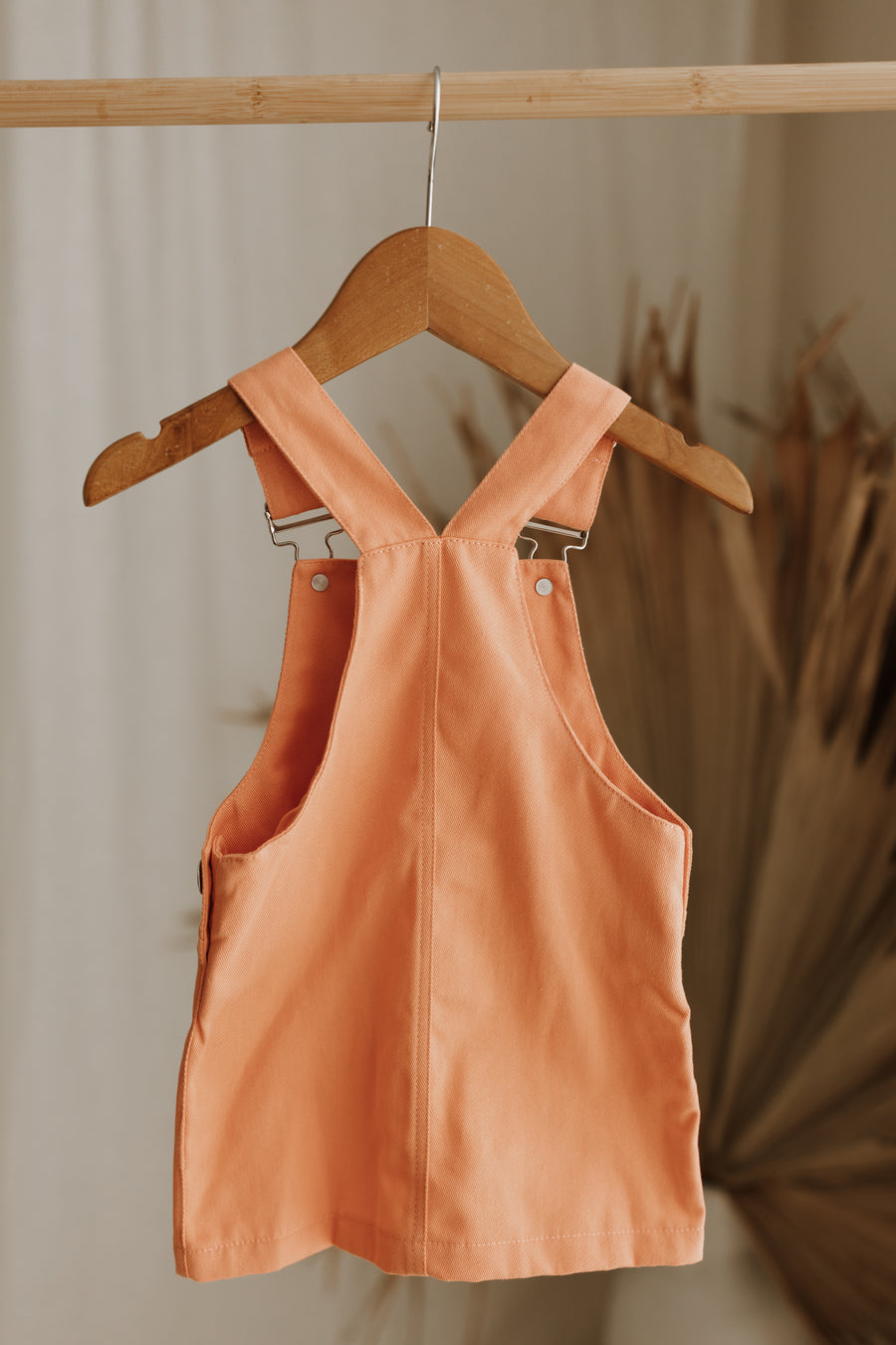 Apricot Dungaree Dress