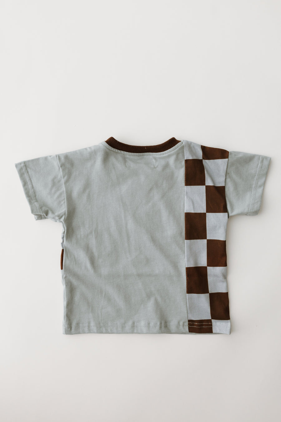 Sky Checkered Signature Tee