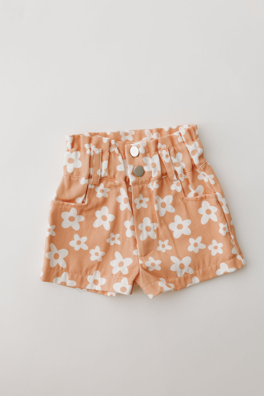 Apricot Wild Flower Girls Shorts