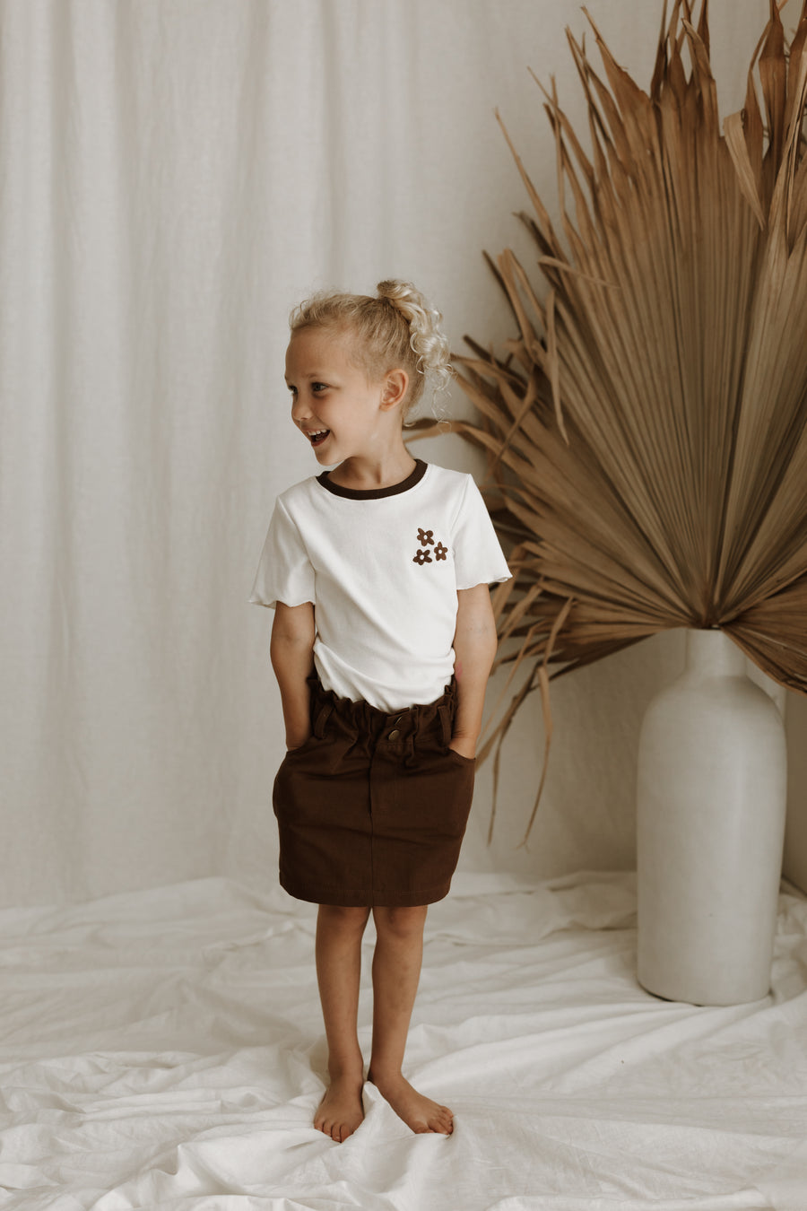 Cocoa Demin Skirt