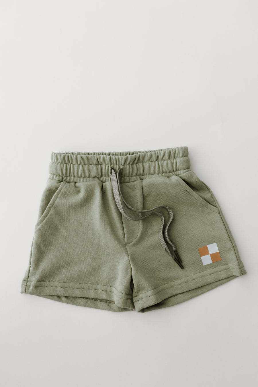 Olive Terry Shorts