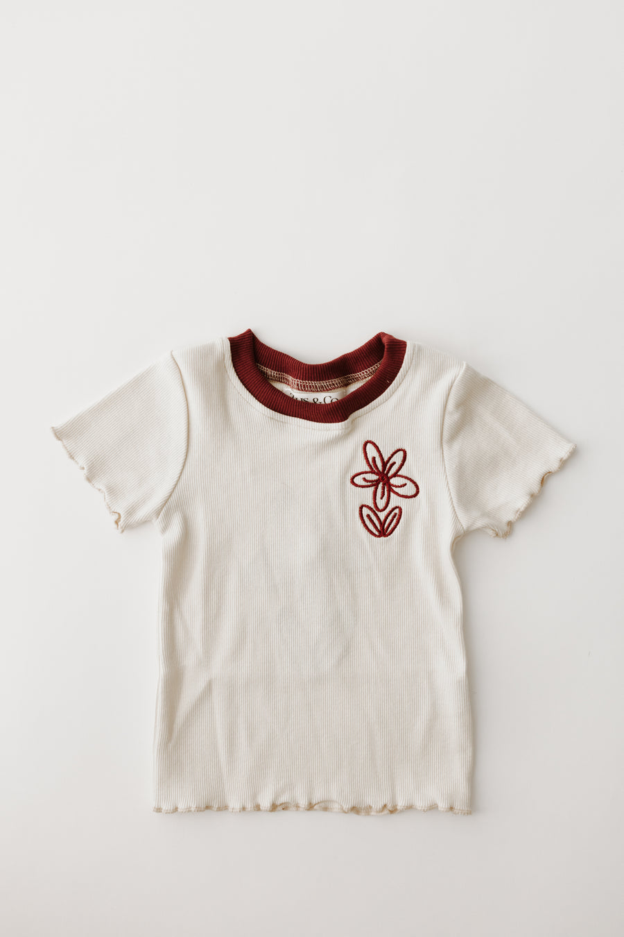 Buttermilk Ribbed Tee