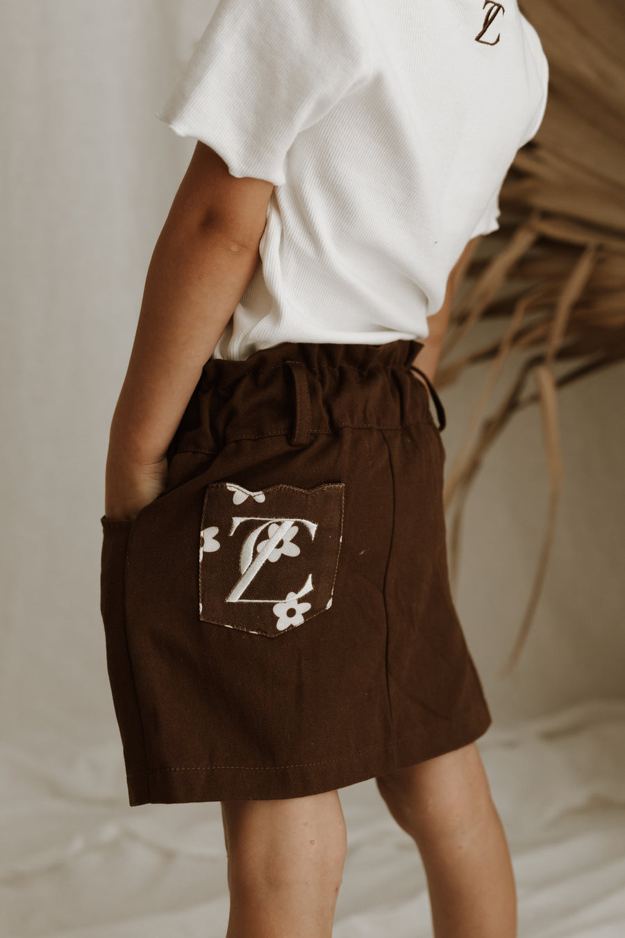 Cocoa Demin Skirt