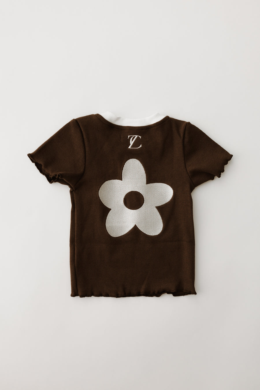 Cocoa Ribbed Tee