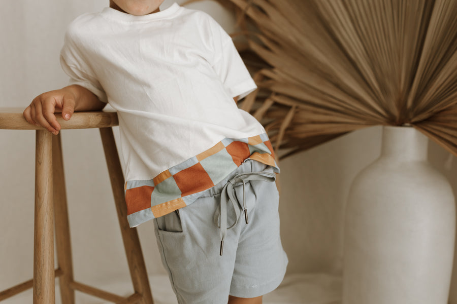 Milk White Multi Tee