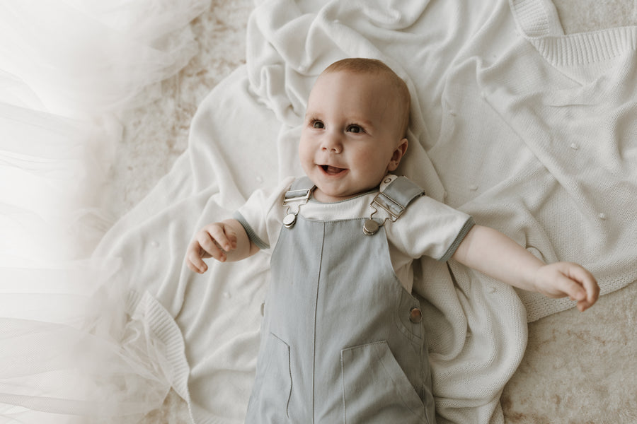 Sky Baby Dungarees