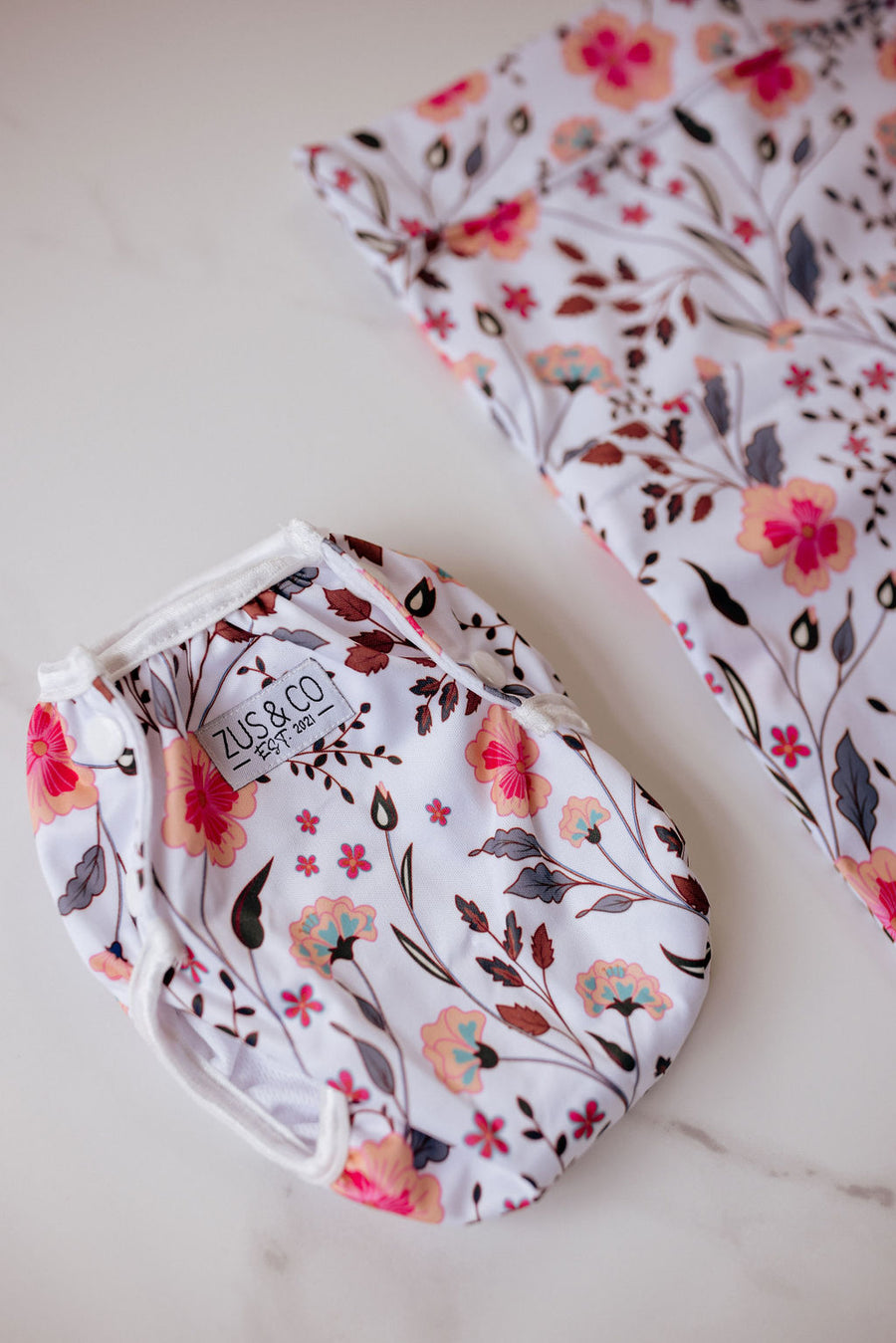 Flower Pink Swimmer Nappy