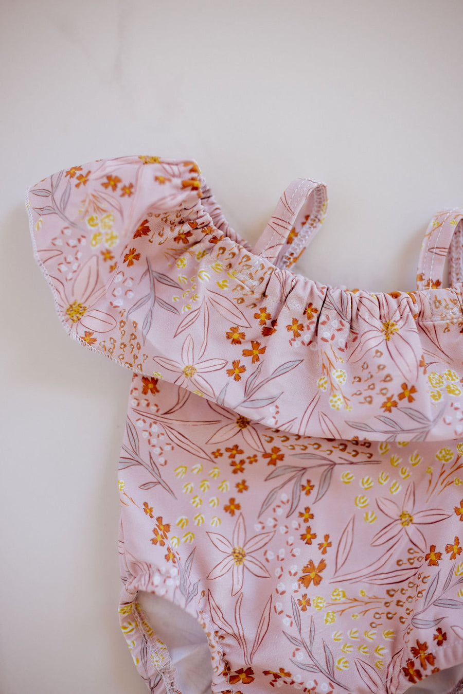 Floral Ruffle Swimsuit